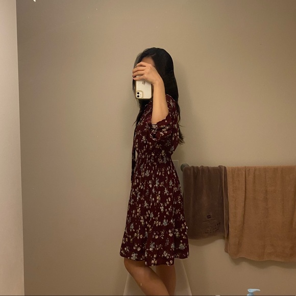 Flower print midi dress - Picture 2 of 2